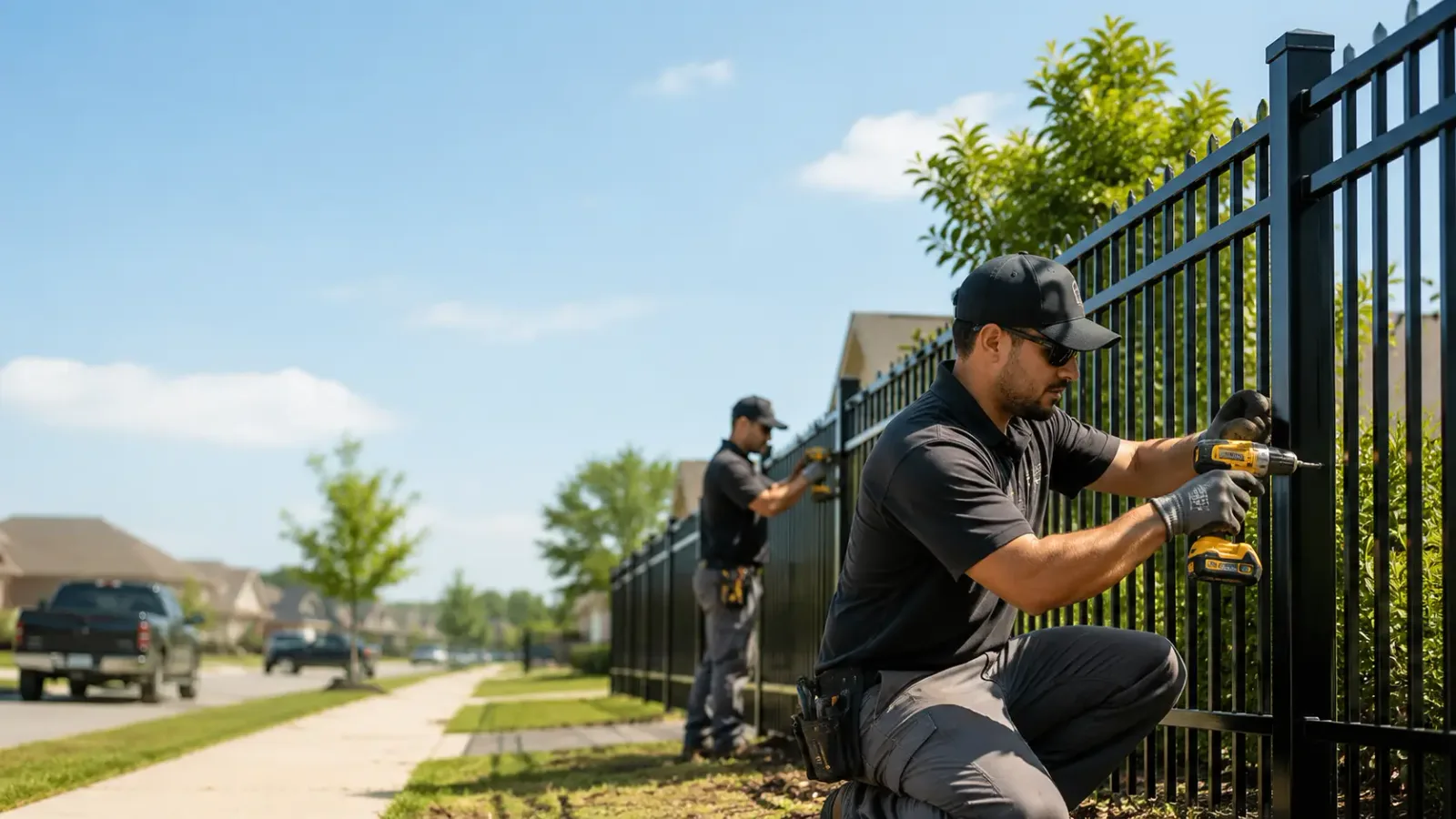 Metal Fence Installation in Shoreham, NY